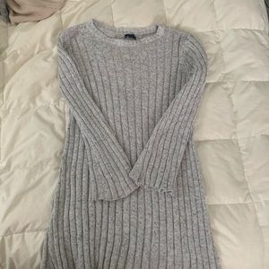 American eagle grey sweater dress